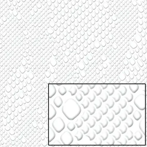 Imagen de Papel con relieve blanco "LITOARTE" 240gr de 47.5*65.5cms. diseño Serpiente
