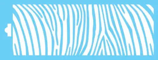 Imagen de Stencil marca "LITOARTE" de 6.5x17 cms. cod. STP-037 guarda animal print