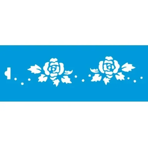 Imagen de Stencil marca "LITOARTE" de 6.5x17 cms. cod. STP-031 guarda rosas