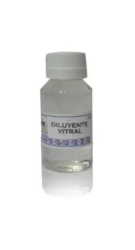 Imagen de Diluyente para pintura vitral "LA CASA DEL ARTESANO" en botella de 100cc