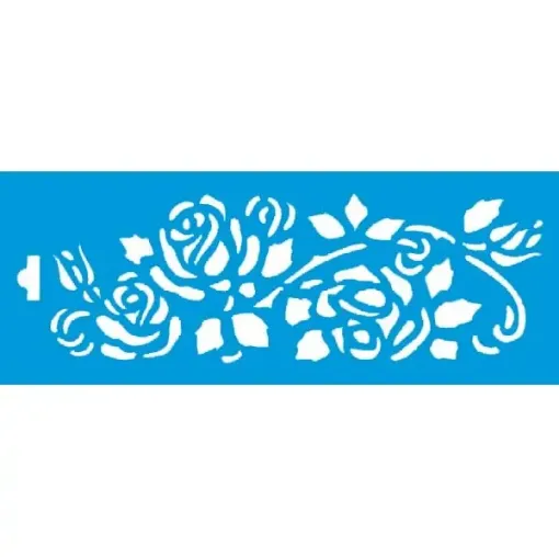 Imagen de Stencil marca "LITOARTE" de 6.5x17 cms. cod. STP-019 Guarda Rosas