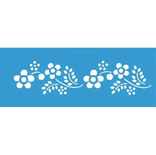 Imagen de Stencil marca "LITOARTE" de 6.5x17 cms. cod. STP-056 guarda flores