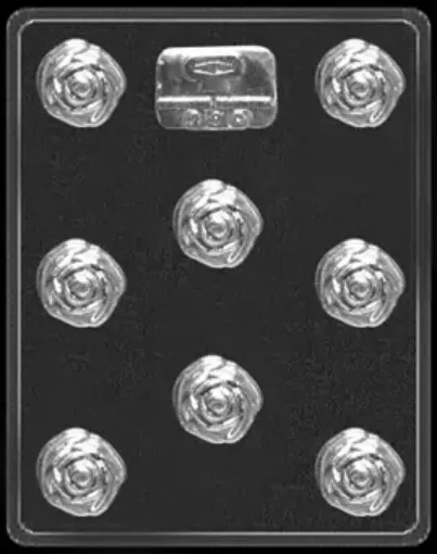 Imagen de Placa o molde "PARPEN" cod.P290 modelo Pimpollos de rosas X8