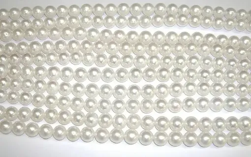 Imagen de Hilo de perlas sueltas enhebradas de 6mms 80cms x143 unidades