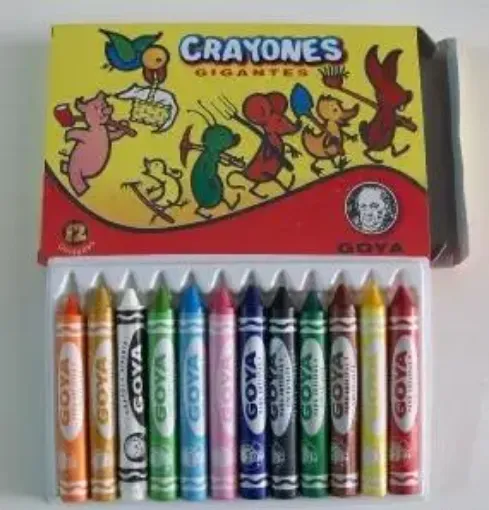 Imagen de Crayones "GOYA" gigantes *12 colores