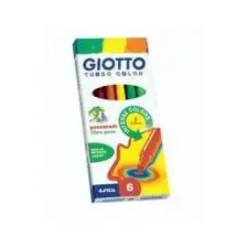 Imagen de Marcadores finos "GIOTTO" en caja de 6 colores
