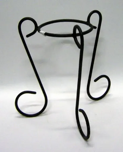 Imagen de Portafanal de hierro con 3 patas con curvas