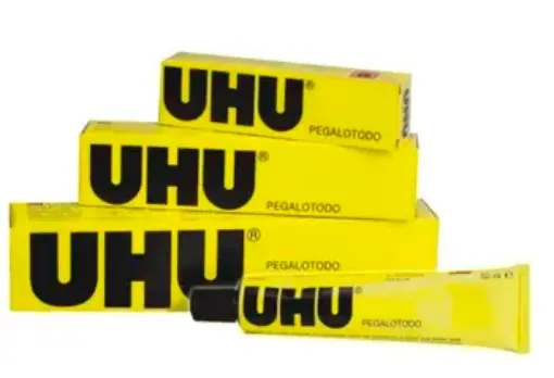Imagen de Pegamento "UHU" universal transparente en caja x125ml