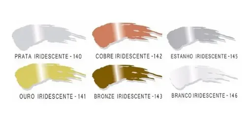 Imagen de Acrilico en pomo tinta acrilica CORFIX colores metalicos 20ml. 6 colores diferentes