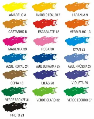 Imagen de Acuarela liquida profesional "CORFIX" Aqualine *30ml varios colores a eleccion