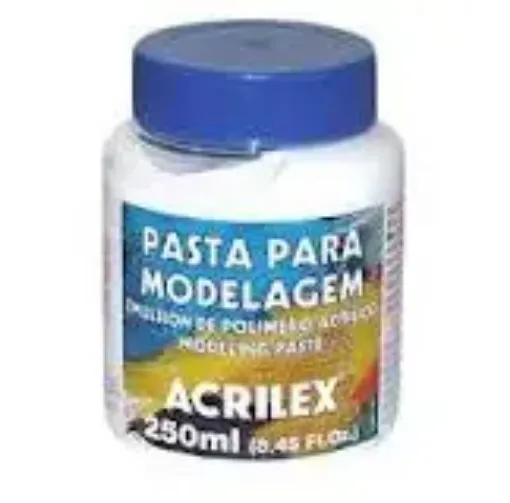 Imagen de Pasta  para modelar modeling paste "ACRILEX" en pote de 250cc