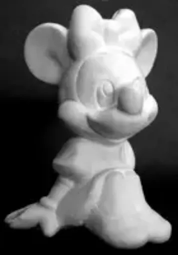 Imagen de Minnie 3D 8x11cms pieza de yeso para pintar