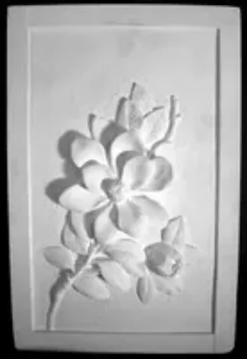 Imagen de Cuadro con Anemonas grande 28x42cms
