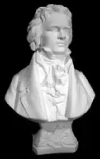 Imagen de Busto de Beethoven de 14x20x30cms