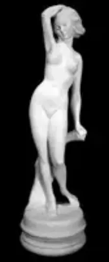 Imagen de Mujer banista II parada desnuda