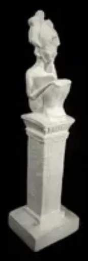 Imagen de Estatua egipcia sobre columna 5x5x19cms