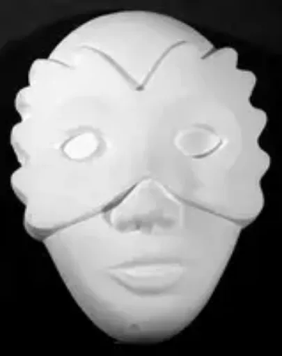 Imagen de Careta con mascara de ondas 6x7cms