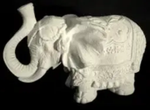 Imagen de Elefante hindu grande trompa arriba de 6.5x4x4.5cms