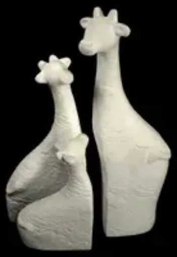Imagen de Trio de jirafas de encastre de 14, 21 y 26cms