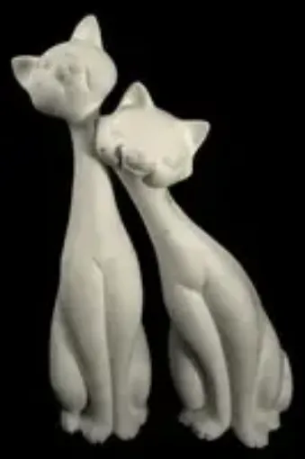 Imagen de Gatitos mimosos Aristogatos juego de 2 piezas macho y hembra de 10x30cms