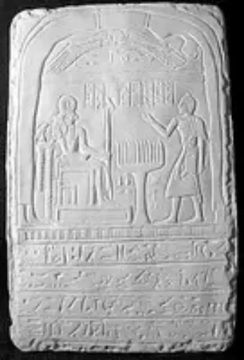 Imagen de Placa egipcia con geroglificos 24x16cms