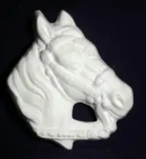 Imagen de Perfil caballo riendas grande derecha de 19x21cms