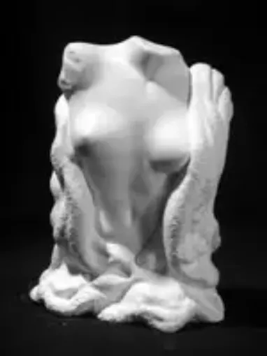 Imagen de Frente desnudo de mujer de yeso