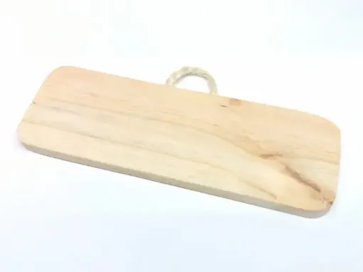 Imagen de Peana base de madera de pino mediana de 7x21cms forma rectangular con cuerda