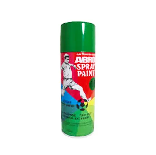 Imagen de Pintura en aerosol ABRO esmalte de colores de 400ml color Verde irlandes No.45