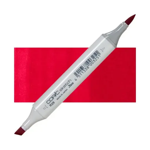Imagen de Marcador profesional COPIC SKETCH alcohol doble punta color R29 Lipstick Red