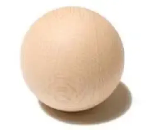 Imagen de Esfera torneada de madera de 1cms de diametro