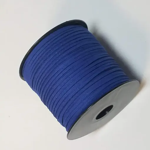 Imagen de Tiento simil cuero de 2mms. *90mts. color Azul Marino