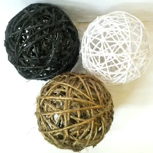 Imagen de esfera decorativa de cuerda de papel de 25cms. varios colores