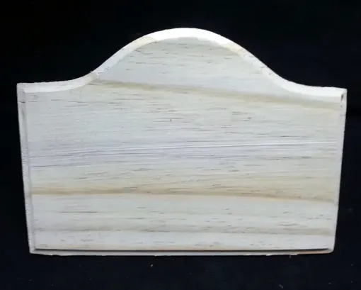 Imagen de Peana base de madera de pino mediana de 20x20cms forma cupula
