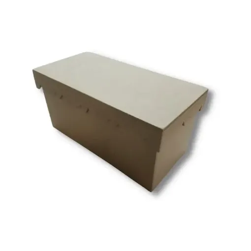 Imagen de Caja rectangular de MDF 3mm de 21x17x7.5cms con tapa Con bolado