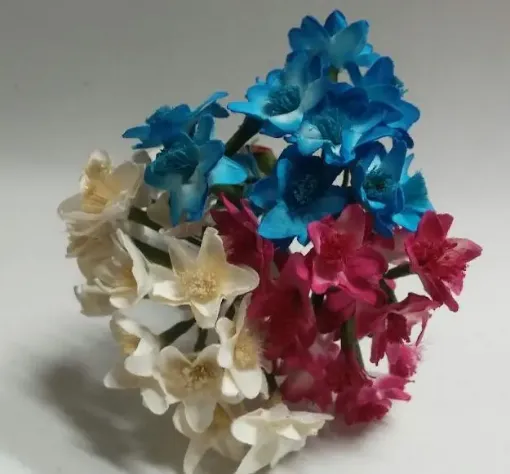 Imagen de Ramito de flores de papel cod.90002 *12 flores