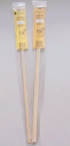 Imagen de Palitos maqueteros varillas para maqueta de madera de 50cms perfil forma "T" paquete de 3 unidades 