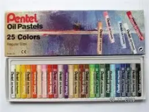Imagen de Oleo pastel PENTEL en caja de 25 colores