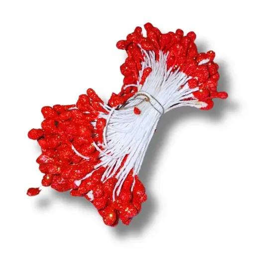Imagen de Pistilos grandes tipo flor en atado  90772/ - Rojo