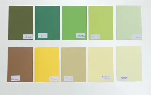 Imagen de Cartulina MAGIC texturada 180grs. A4 *20unidades varios colores - Verde aceituna