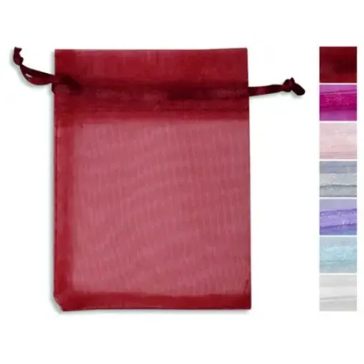 Imagen de Bolsa de organza de colores de 7*9cms. *12 unidades color Violeta
