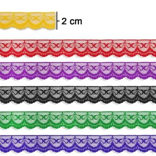 Imagen de Puntilla de poliamida "NAJAR" 21mms No.5 por 5 mts variedad de colores