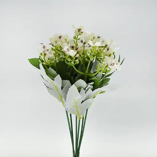 Imagen de Ramo de flor silvestre *30 flores de 28cms. color blanco matizado