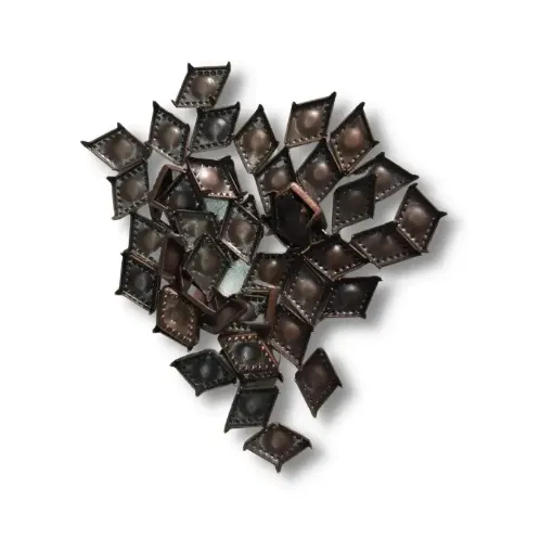 Imagen de Tacha con cabeza rombo tachonada de 10*6*3mms. color cobre *45 unidades