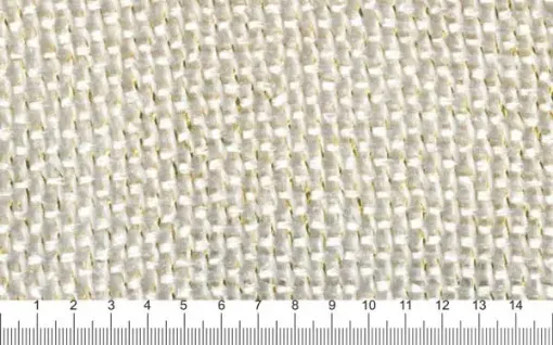 Imagen de Yute Jutex sintetico de polipropileno con lurex ESTILOTEX de 100cms rollo x10mts color Blanco con Oro