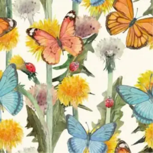 Imagen de Lamina para decoupage EQ Arte de 30*30cms. linea animales 09-914 mariposas