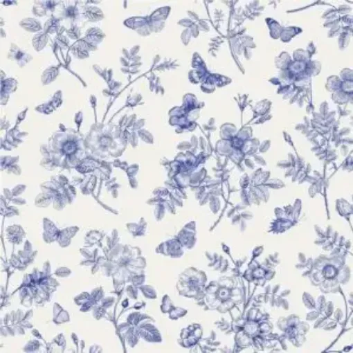 Imagen de Lamina para decoupage EQ Arte de 30*30cms. linea flores medianas 06-614 porcelana