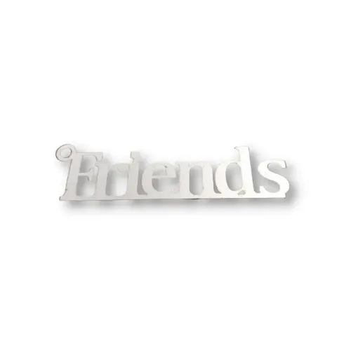 Imagen de Calado palabra de MDF corte laser "Friends" de 6.5x2cms. Nro.2