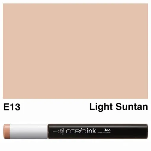COPIC Ink 12ML Colors(a) E13 Light Suntan