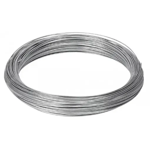 Imagen de Alambre galvanizado para manualidades No.18 de  1.24mm de espesor en rollo de 25mts=250grs